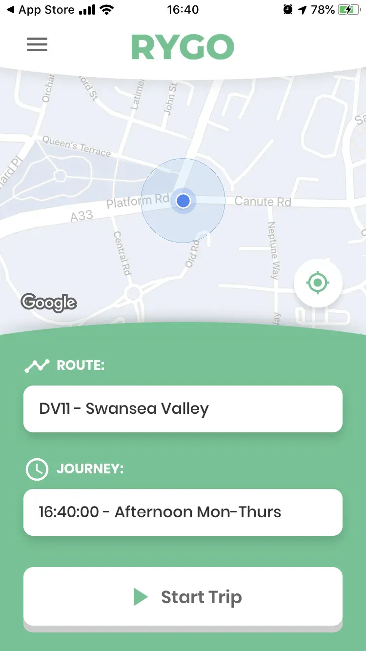 The RYGO app