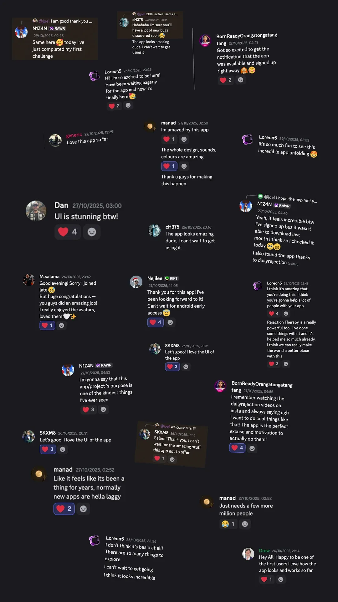 Discord launch feedback