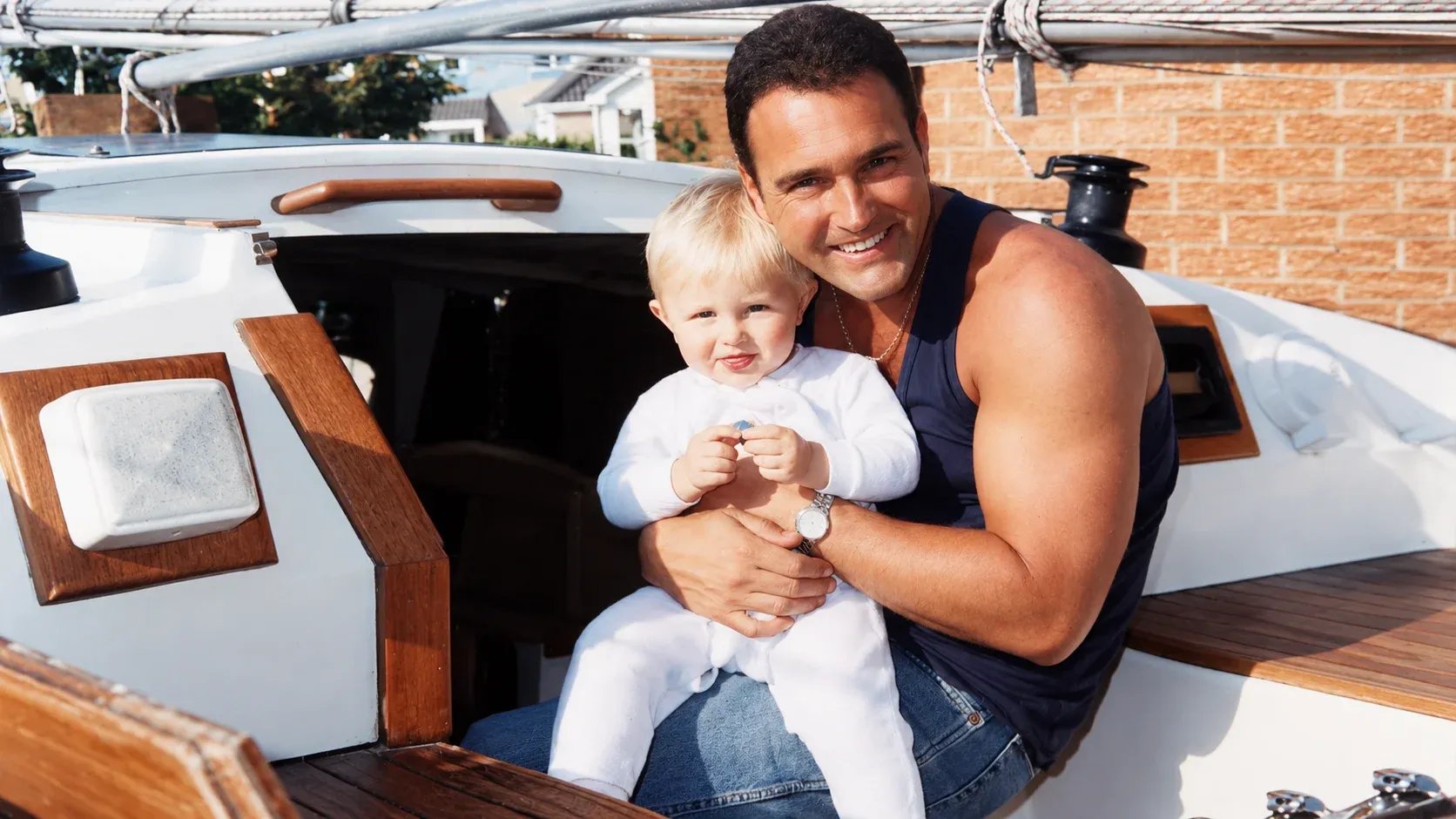 with dad