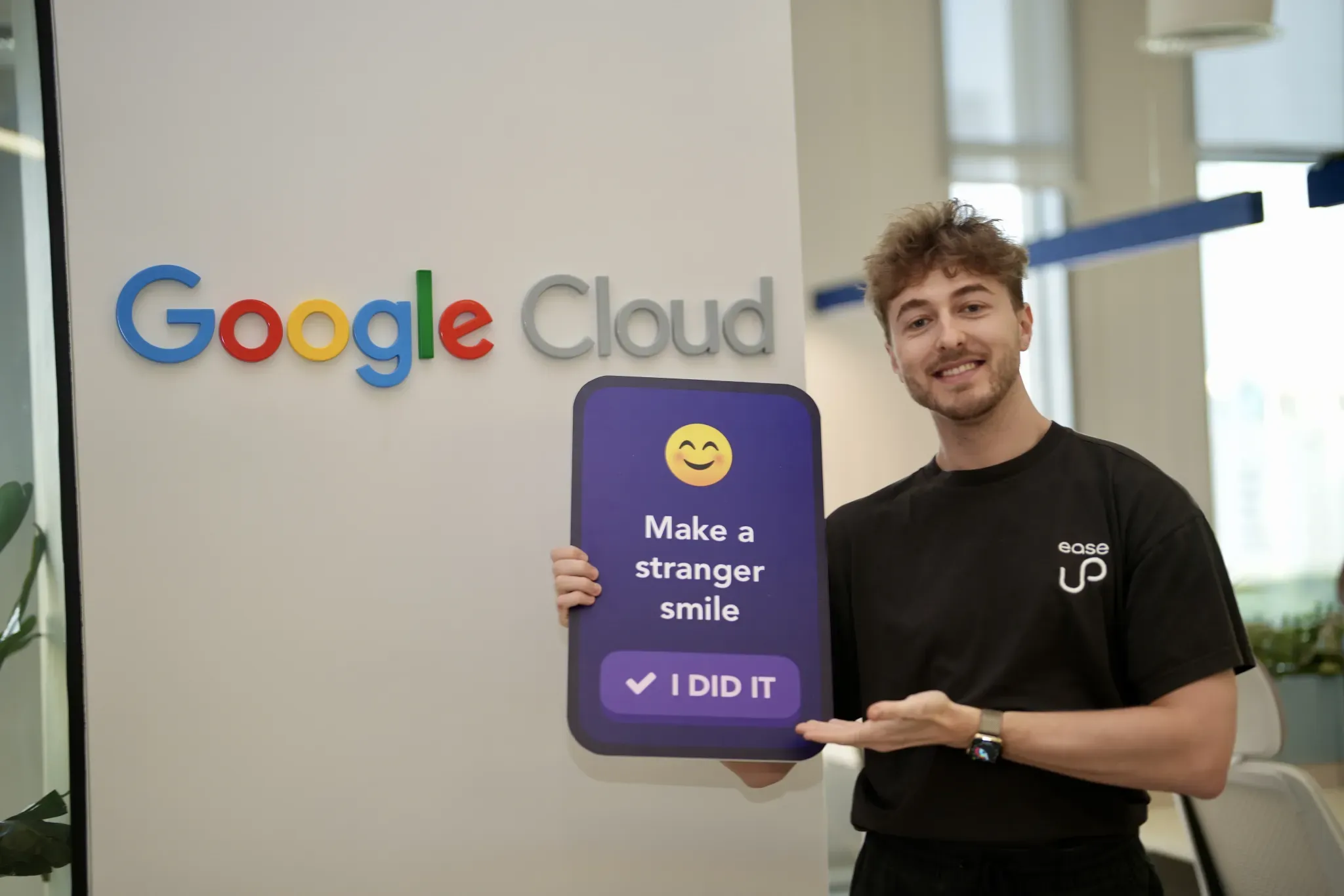 make a stranger smile