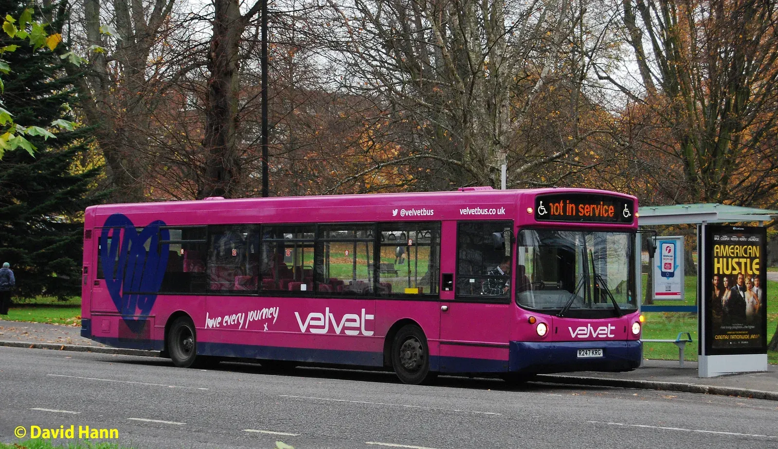 velvet's hard-to-miss branding